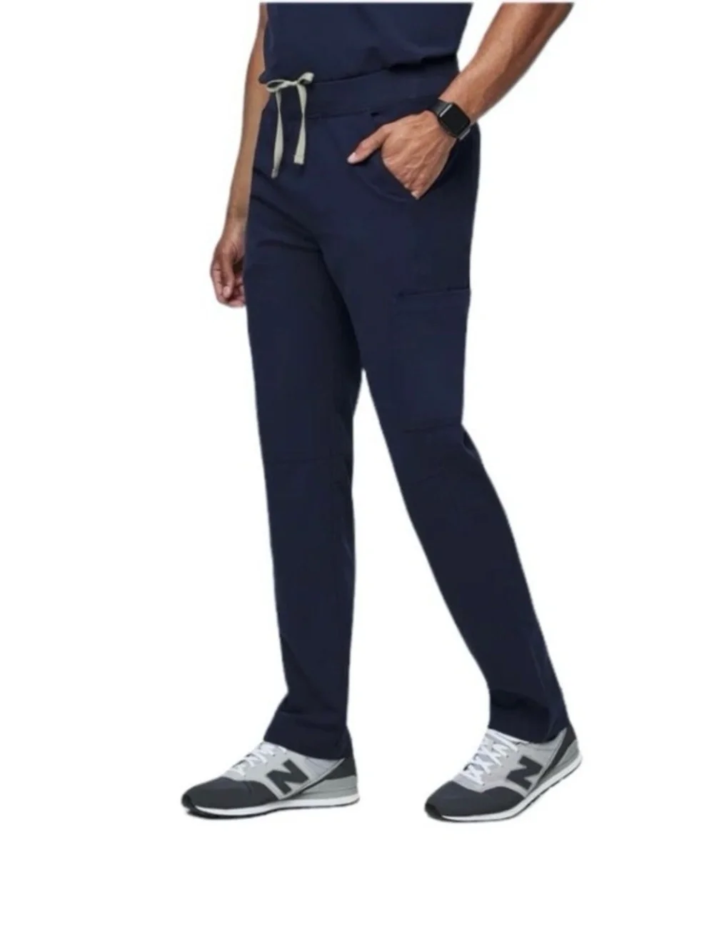 FIGS Mens Navy Axim Cargo Scrub Pants - size Large